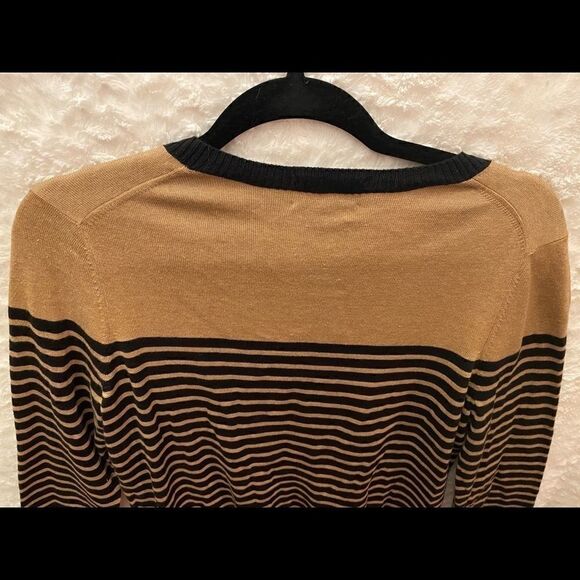 Lands’ End Striped Cardigan size M 10-12 - Picture 10 of 10